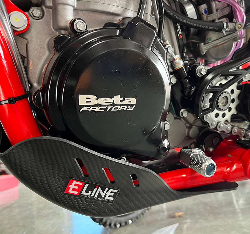 Beta 250 Carbon Fiber Skid Plates