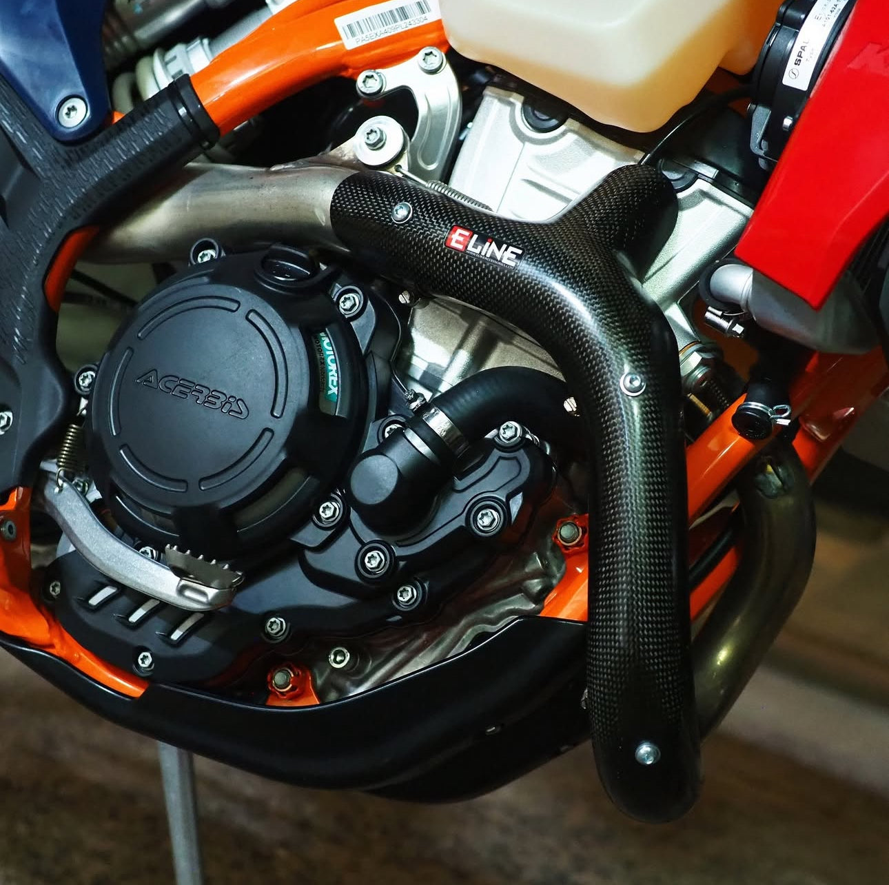 KTM 450 Carbon Fiber Heat Shield