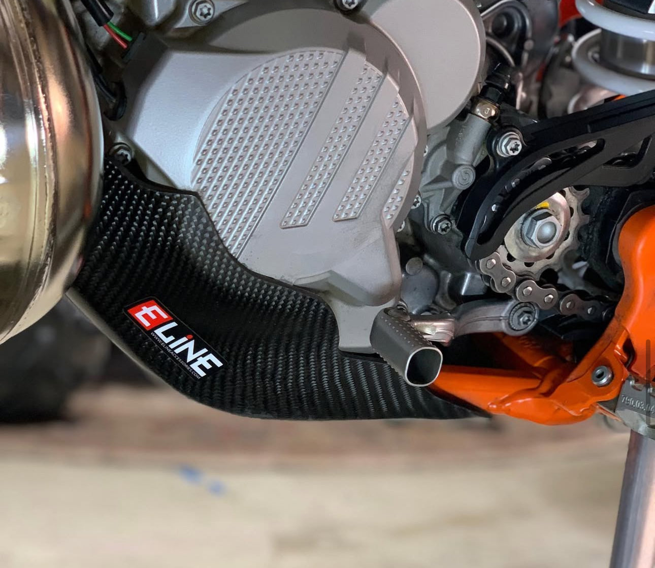 KTM 300 Carbon Fiber Skid Plates
