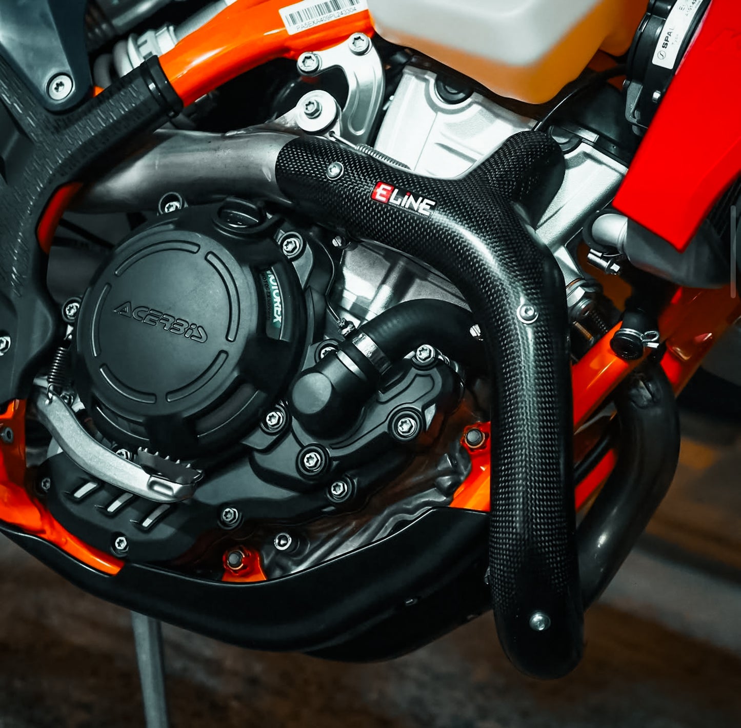 KTM 450 Carbon Fiber Heat Shields