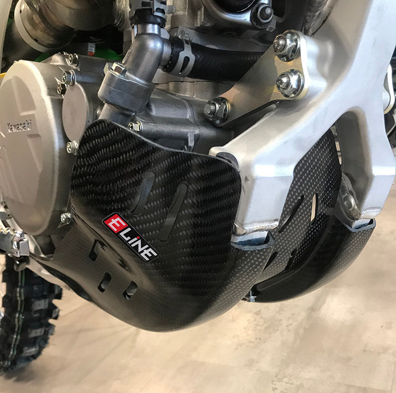 Kawasaki KX 450F Carbon Fiber Skid Plates