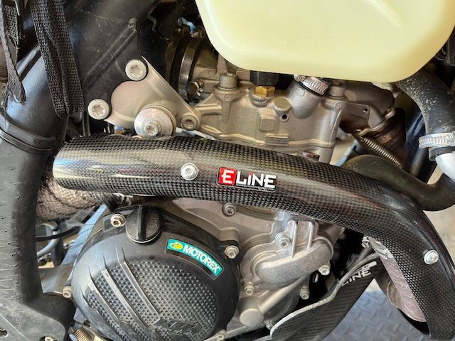 KTM 500 Carbon Fiber Heat Shields