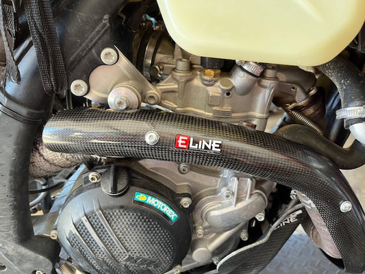 KTM 500 Carbon Fiber Heat Shields