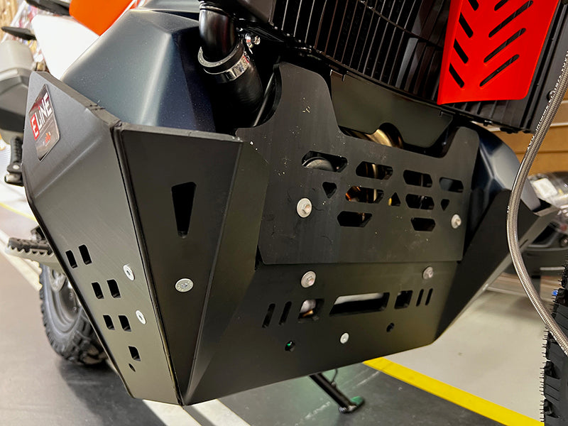 KTM 890 HDPE Skid Plate - E Line Plastic by AXP