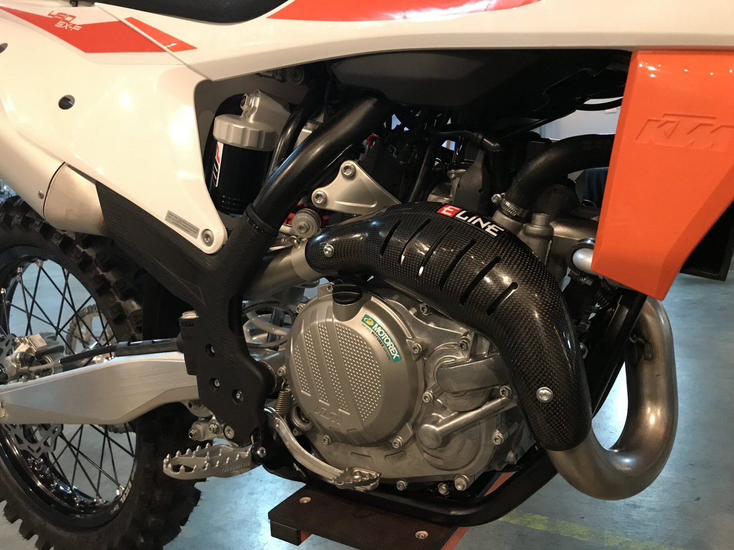 KTM 450 Carbon Fiber Heat Shields