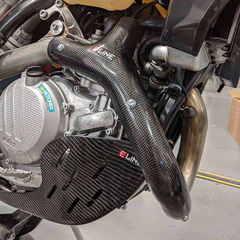 KTM 500 Carbon Fiber Skid Plates