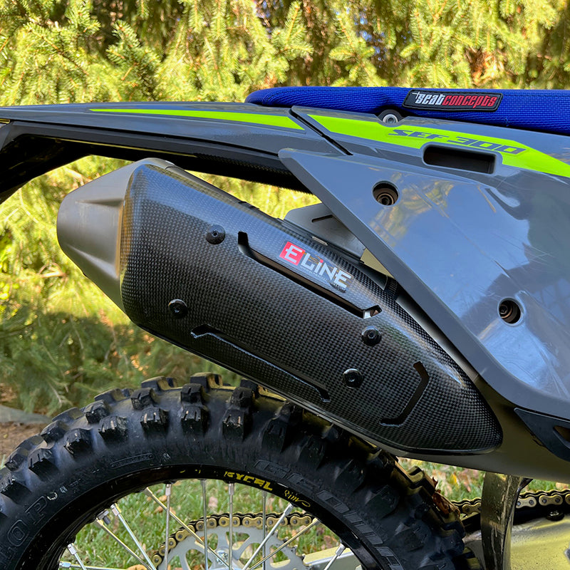 2025 Sherco 250 SEF Carbon Fiber Muffler Guard
