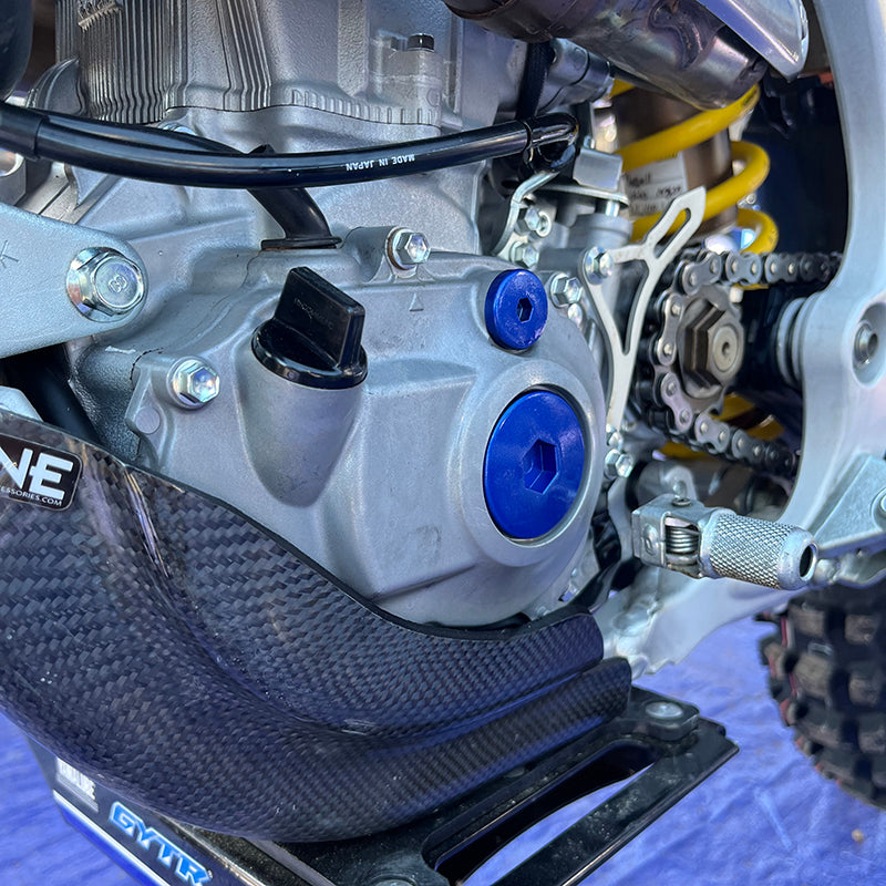Yamaha 250 Carbon Fiber Skid Plates
