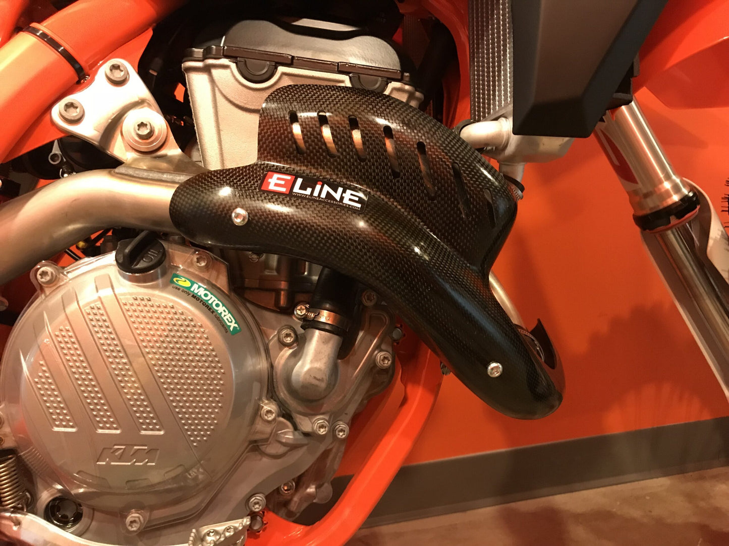 KTM 450 Carbon Fiber Heat Shields