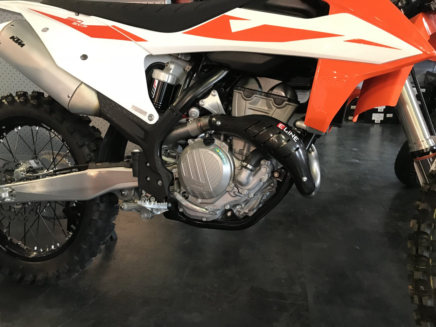 KTM 450 Carbon Fiber Heat Shields