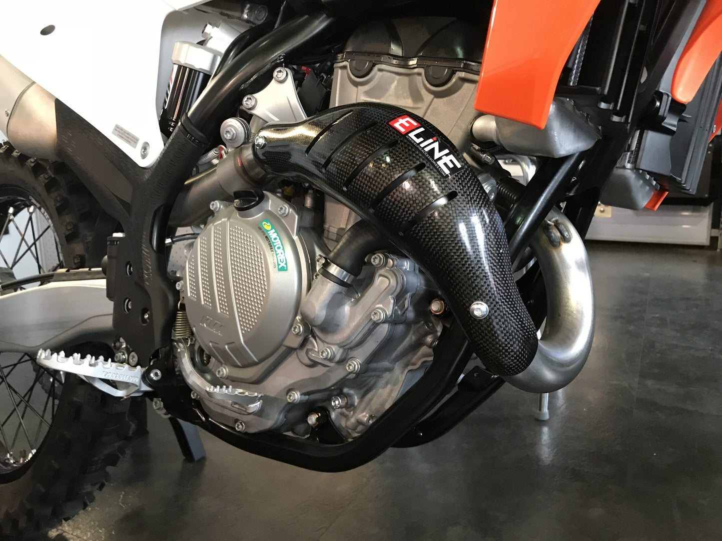 KTM 450 Carbon Fiber Heat Shields