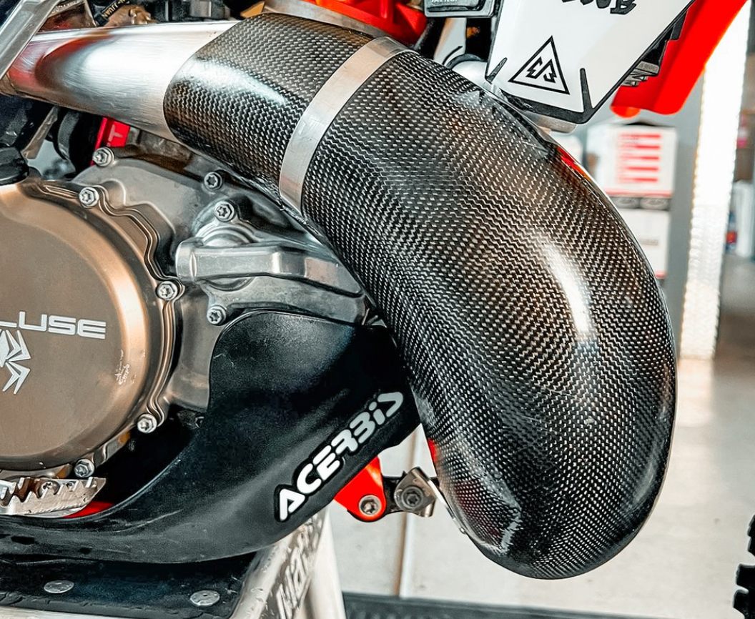 Why GNCC & Cross Country Riders Prefer Carbon Fiber KTM Pipe Guards – E ...