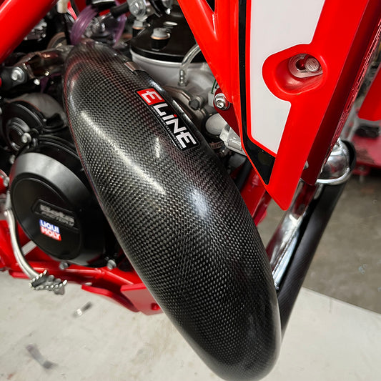 Beta 125 Carbon Fiber Pipe Guards