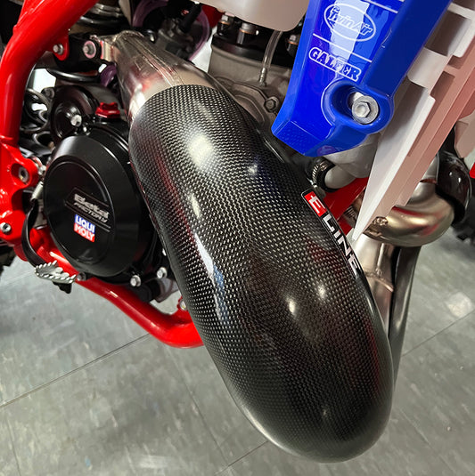 Beta 200 RR Carbon Fiber Pipe Guards
