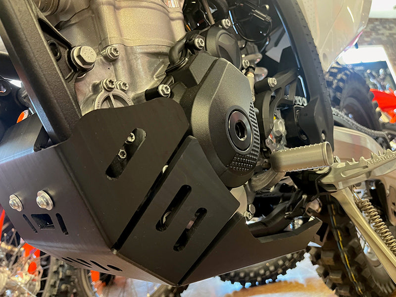 KTM 250 HDPE Skid Plate - E Line by AXP
