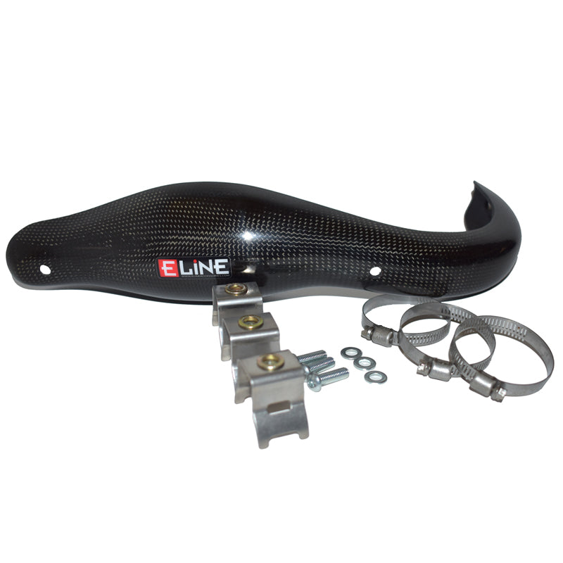 Carbon Fiber Heat Shield | FMF Mega Bomb | HMB2506 | E Line