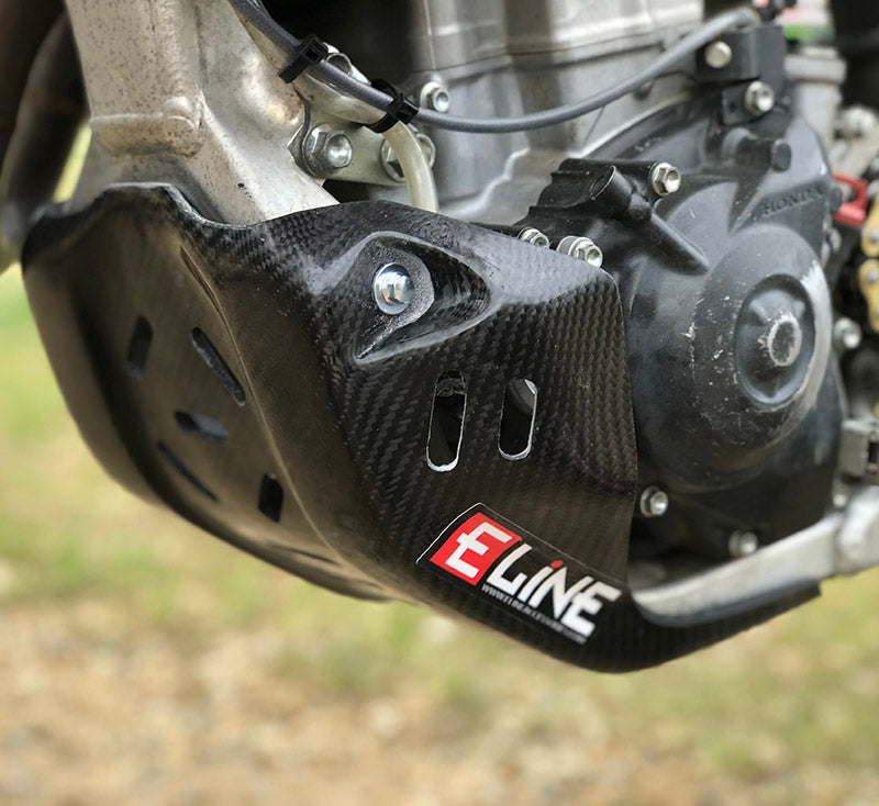 Carbon Fiber Skid Plate | Honda | HSP450X | E Line