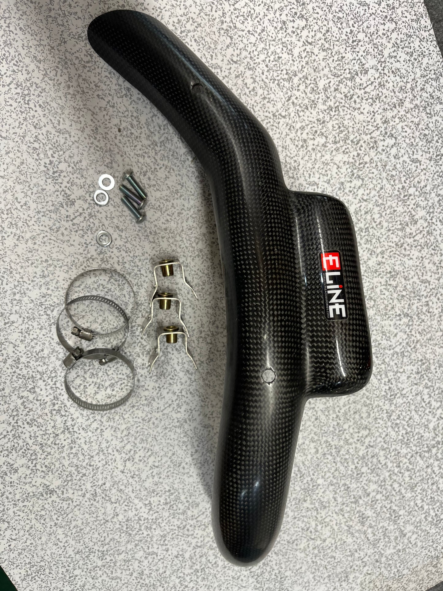Carbon Fiber Heat Shield | Akro | SHS30017A | E Line