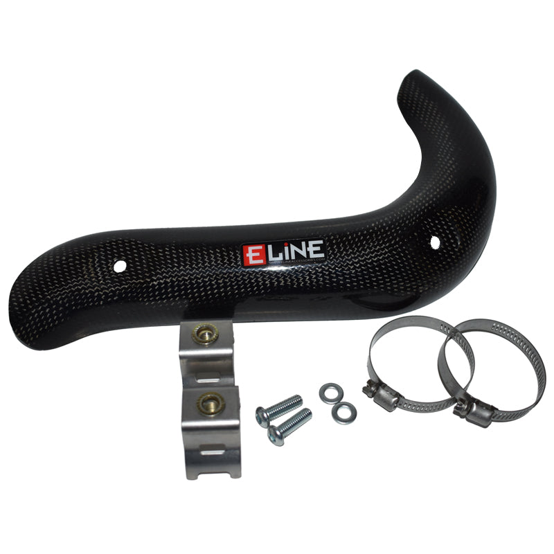 Carbon Fiber Heat Shield | FMF Powerbomb | YPB4507 | E Line