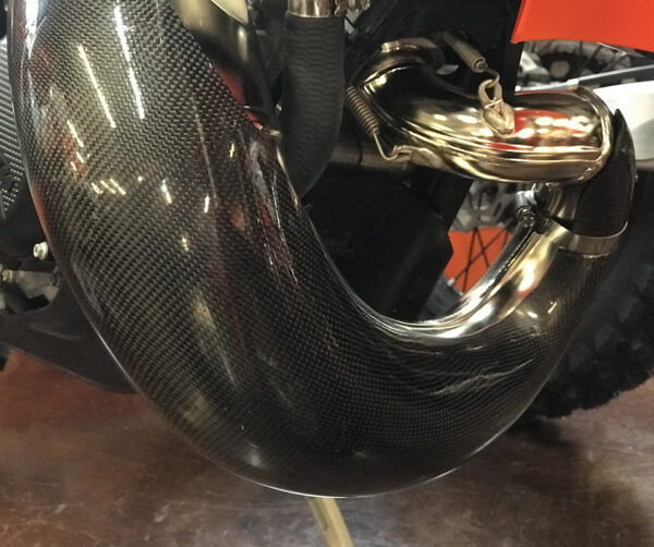 2023 KTM 250 300 SX XC Pipe Guard on pipe
