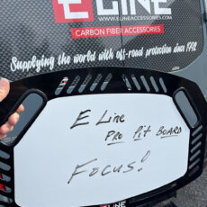 E Line Pro Pit Board - reuseable white side for messages